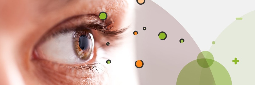 Close up of a brown eye