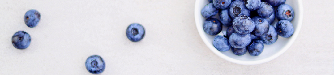blueberries in a white bowl
