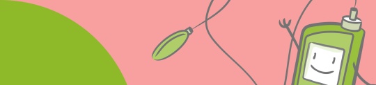Illustration of an insulin pump